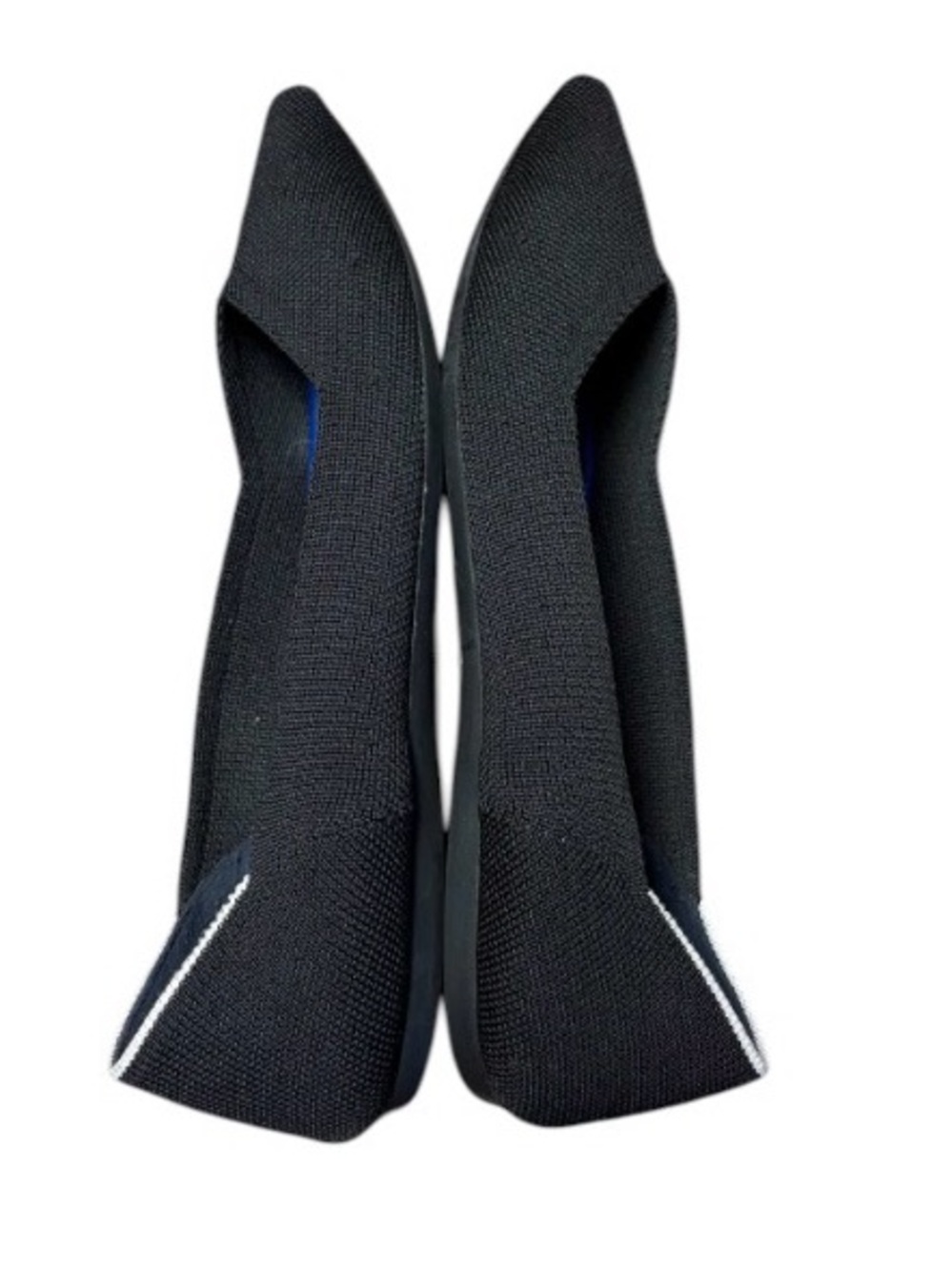 Rothy's The Point Ballet Flat Women's Size 9 Black Solid Knit Shoes Slip On - Picture 6 of 10